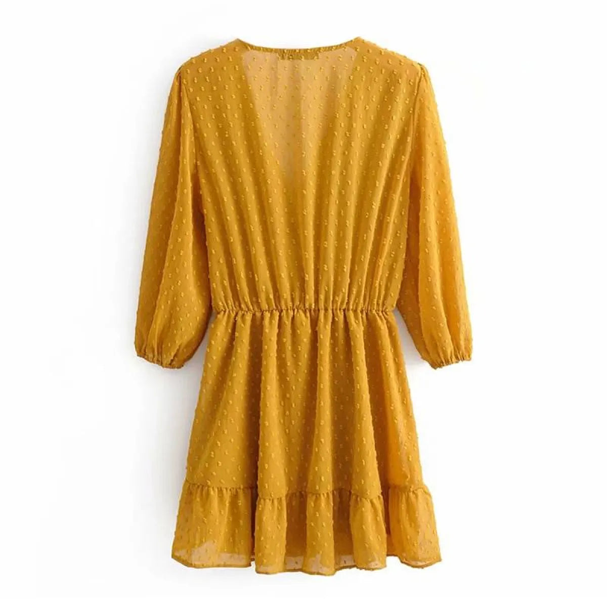 Korean Ruffle Mini Dress