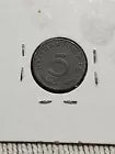 1942 F Nazi Germany 5 Pfennig Very Fine