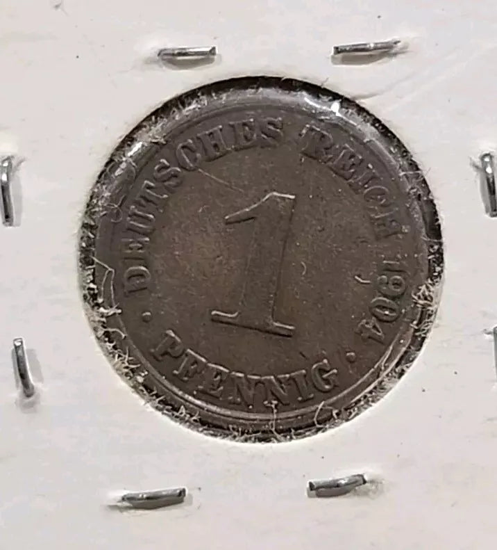 1904 A German Empire 1 Pfennig
