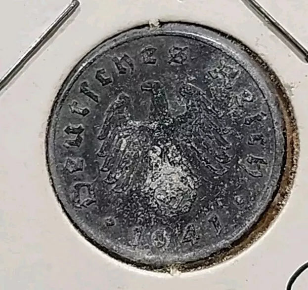 1941 D Nazi Germany 5 Pfennig