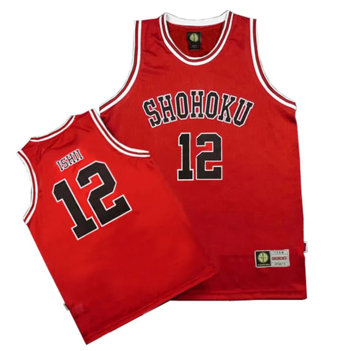 Shohoku Basketball Team Jersey - Sakuragi Hanamichi, Rukawa