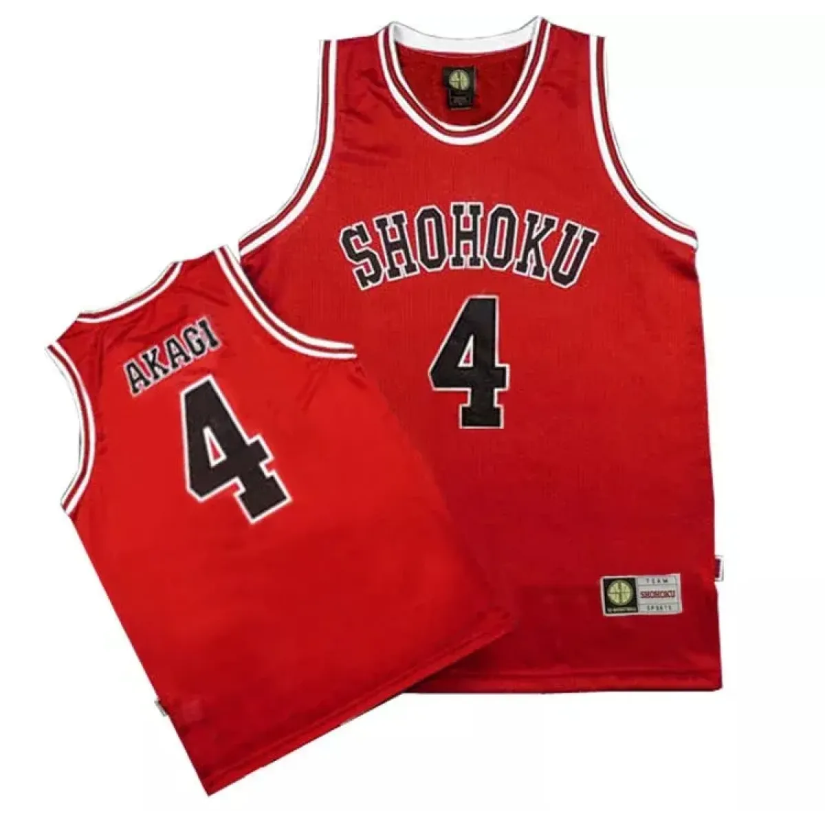 Shohoku Basketball Team Jersey - Sakuragi Hanamichi, Rukawa