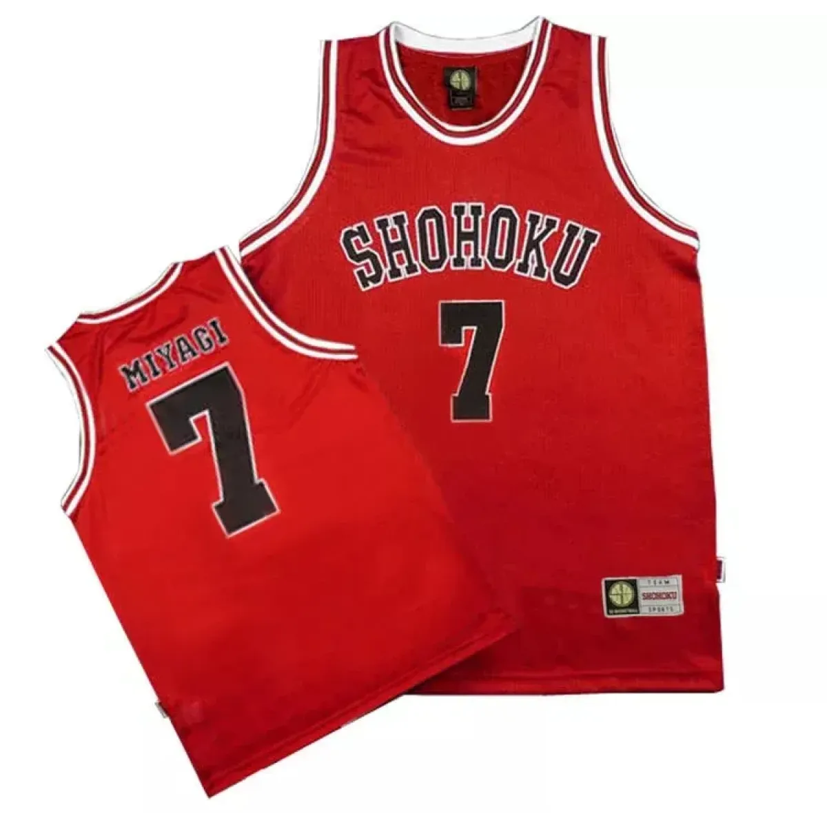 Shohoku Basketball Team Jersey - Sakuragi Hanamichi, Rukawa