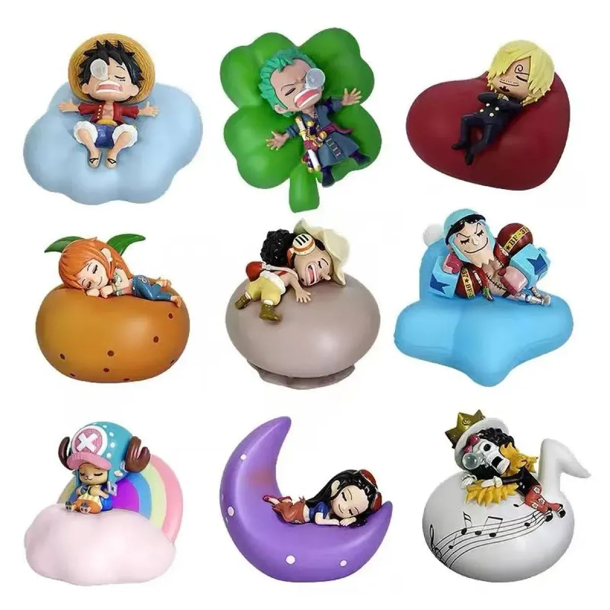 Luffy, Zoro, Nami & Sanji Night Light: Anime Figure Lamp for a Dreamy Bedroom Ambiance
