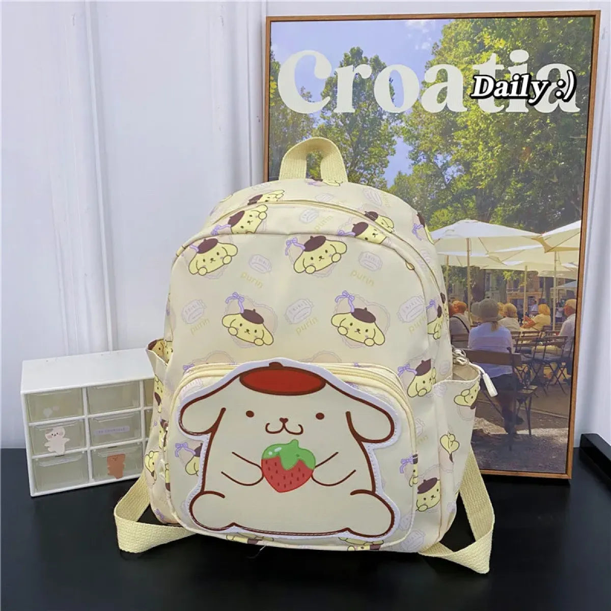 High-Capacity Sanrio Character Backpack - Cute & Functional