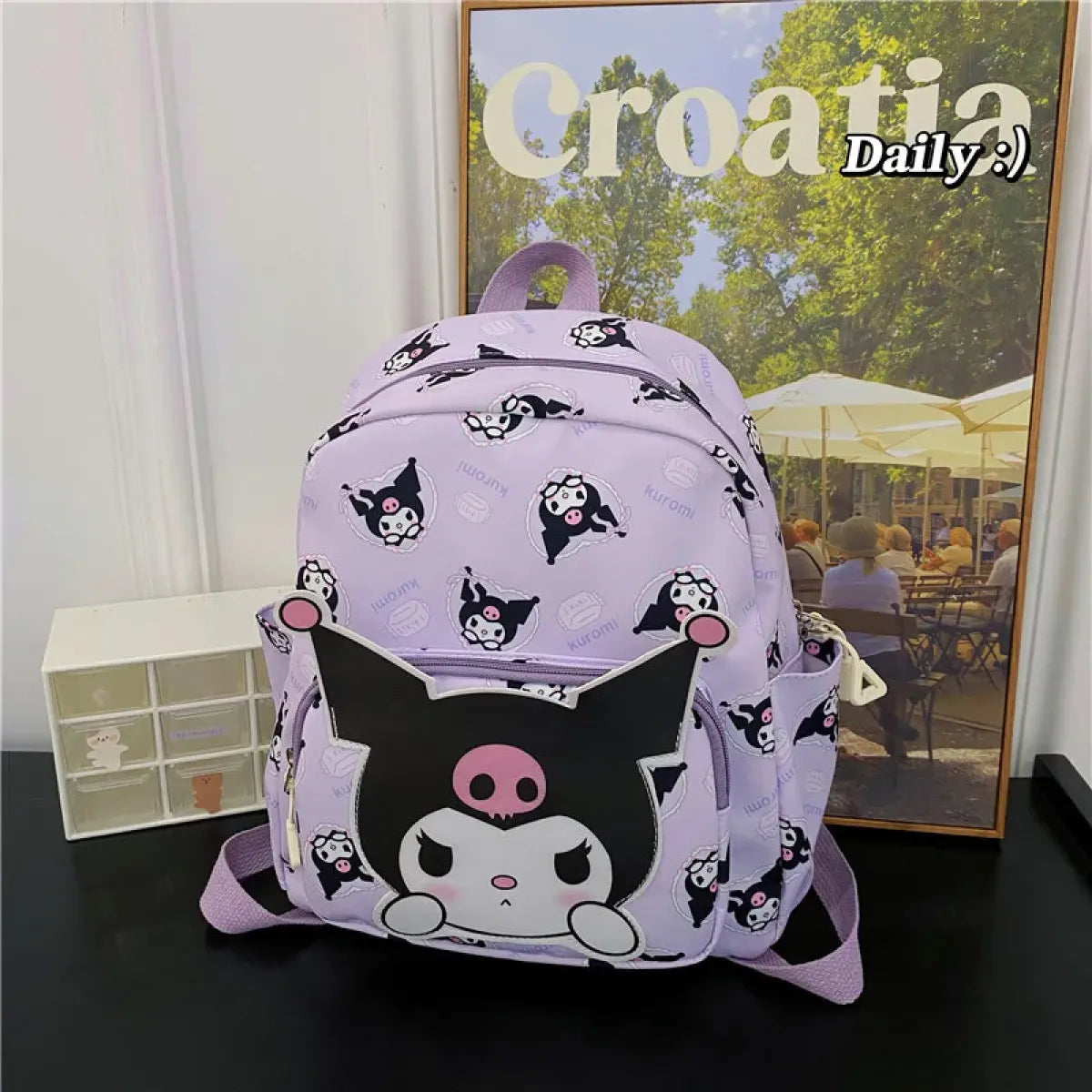 High-Capacity Sanrio Character Backpack - Cute & Functional