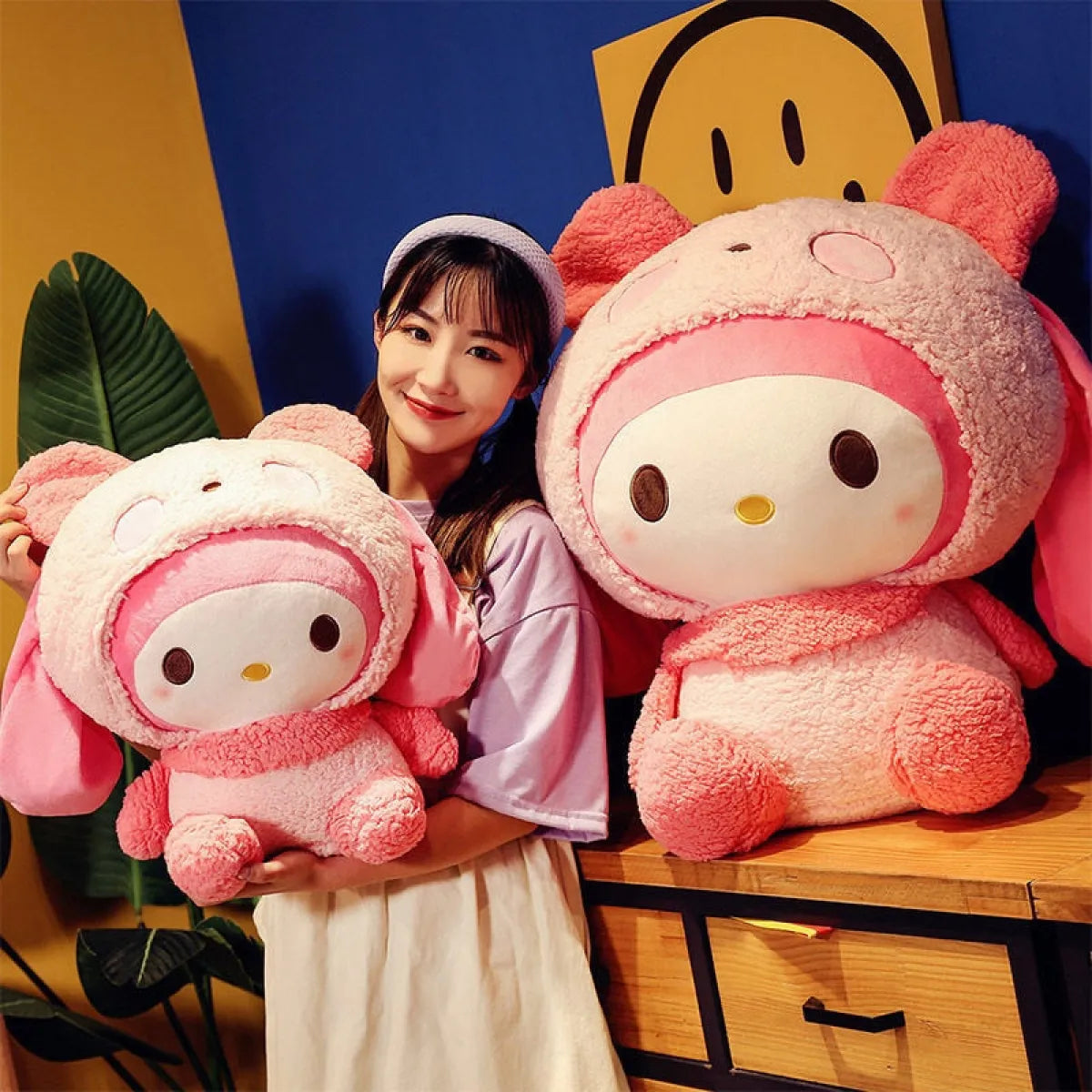 Oversized Sanrio Mymelody Panda Plushie