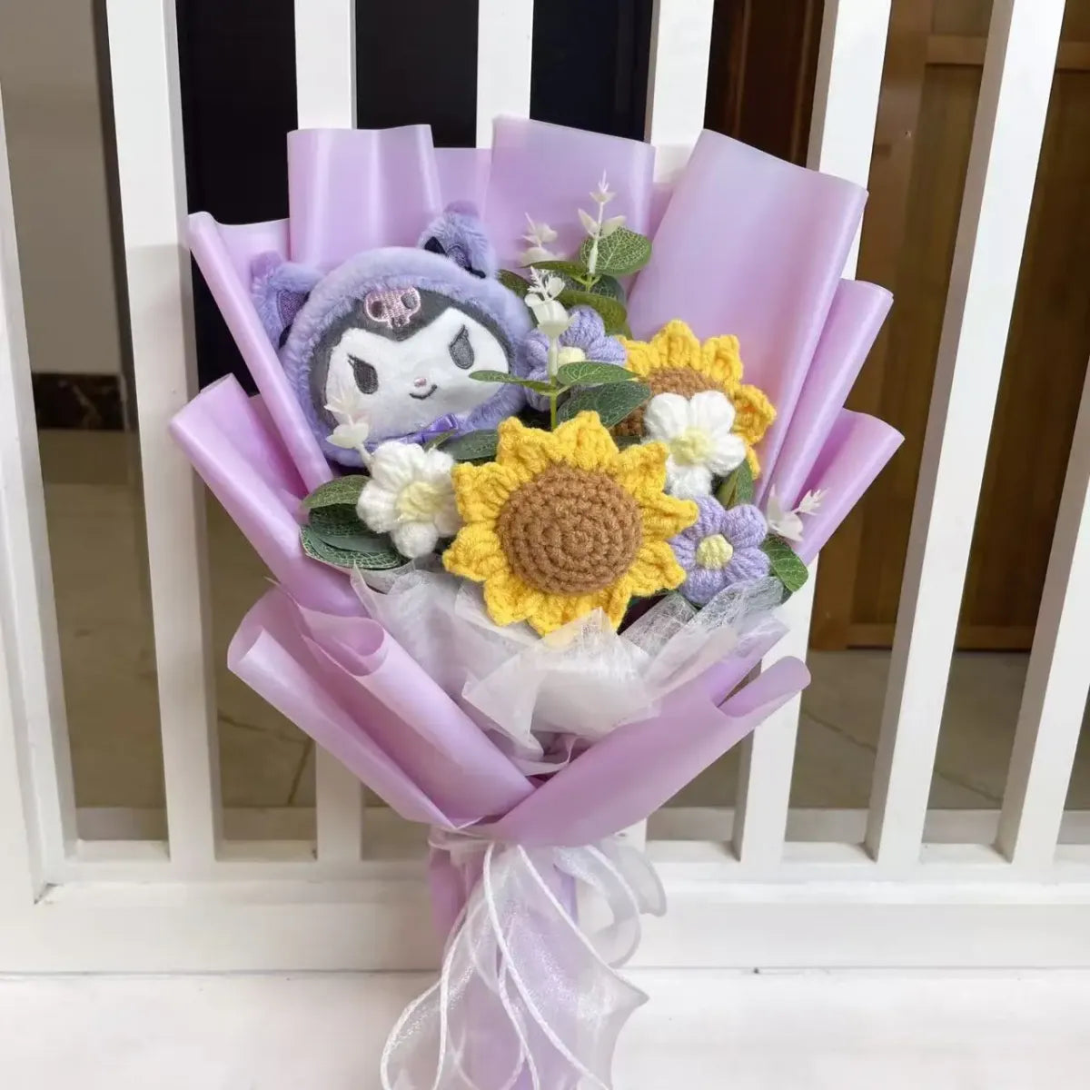 Sanrio Plush Flower Bouquet – Hello Kitty & Kuromi Gift Set