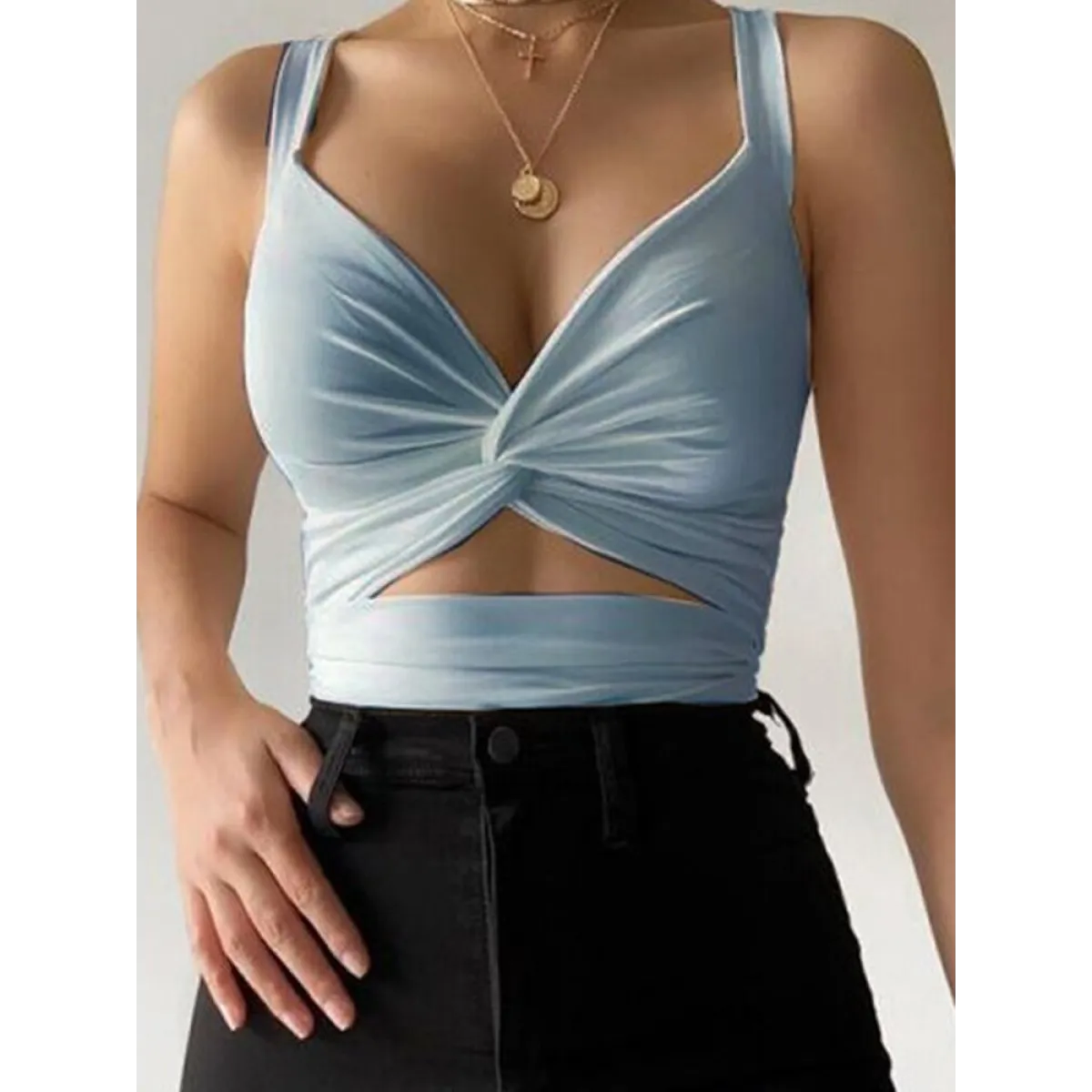 Sexy Sleeveless Crop Top