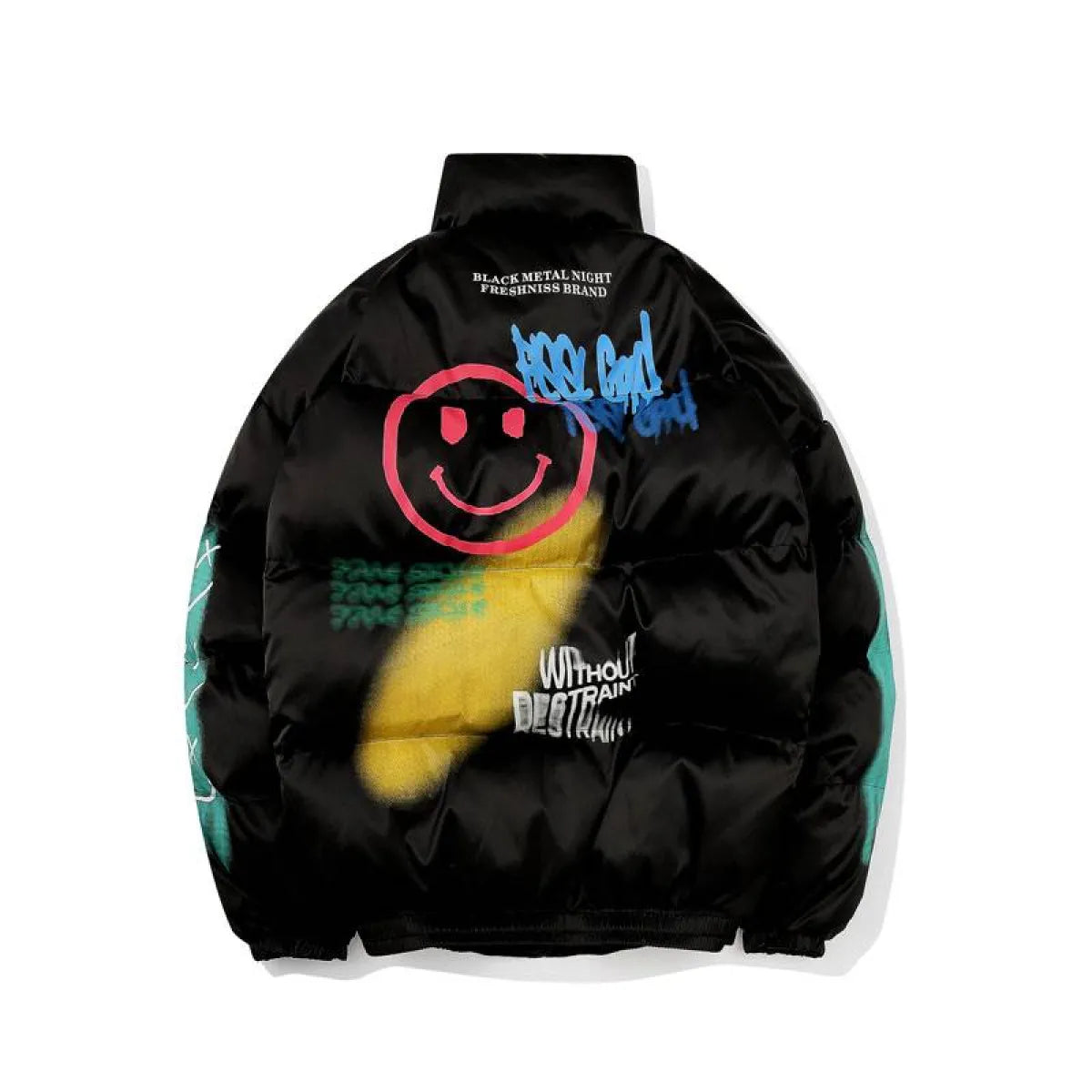 Smiley Face Puffer Jacket
