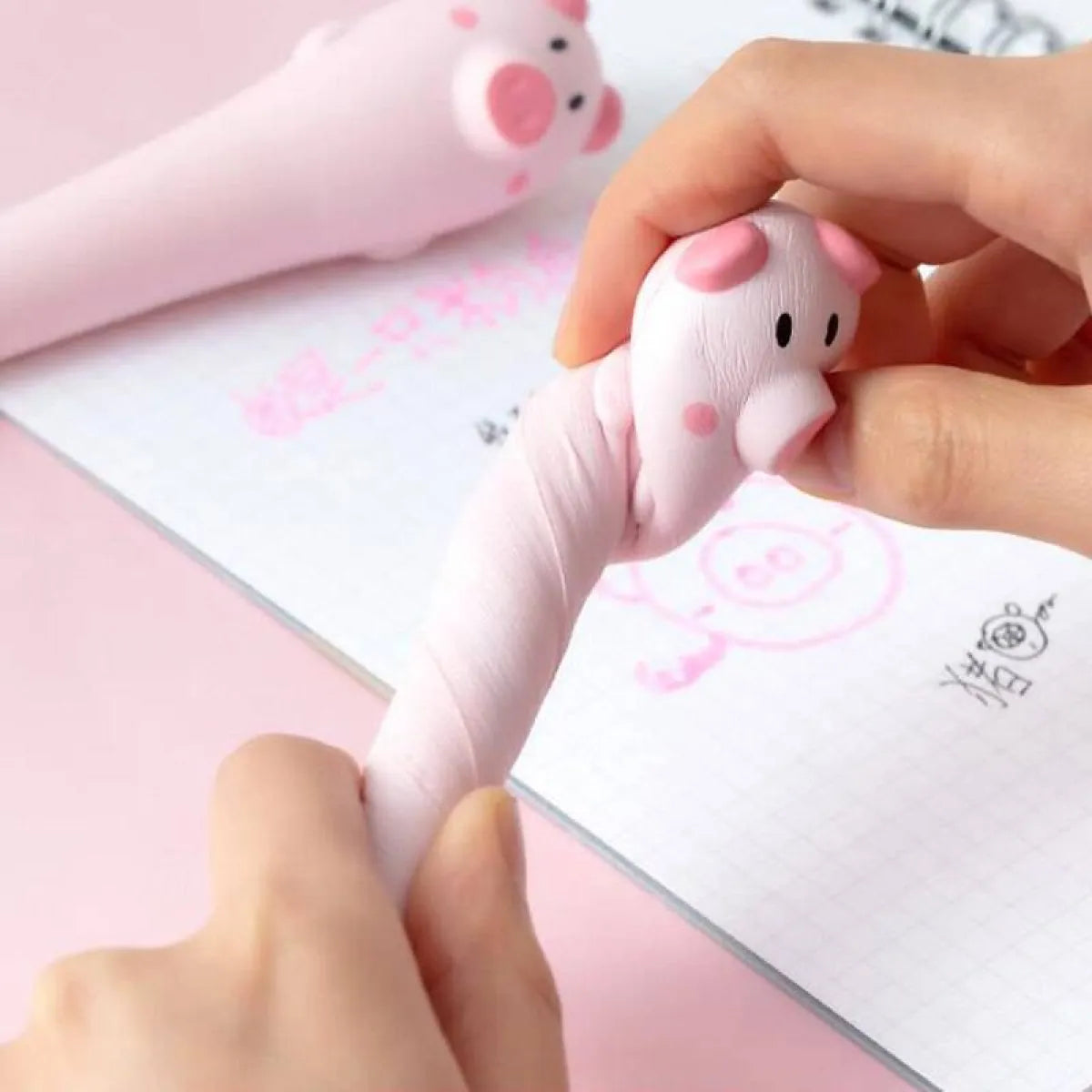 Soft Sponge Pig Gel Pen