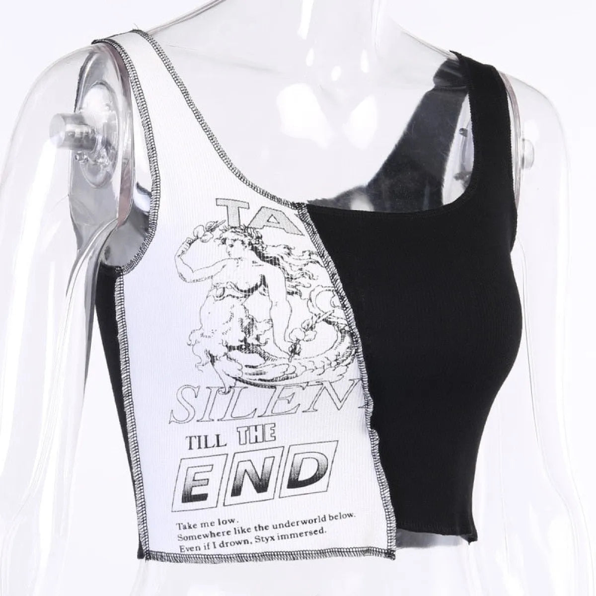 Streetwear Punk Style Crop Top