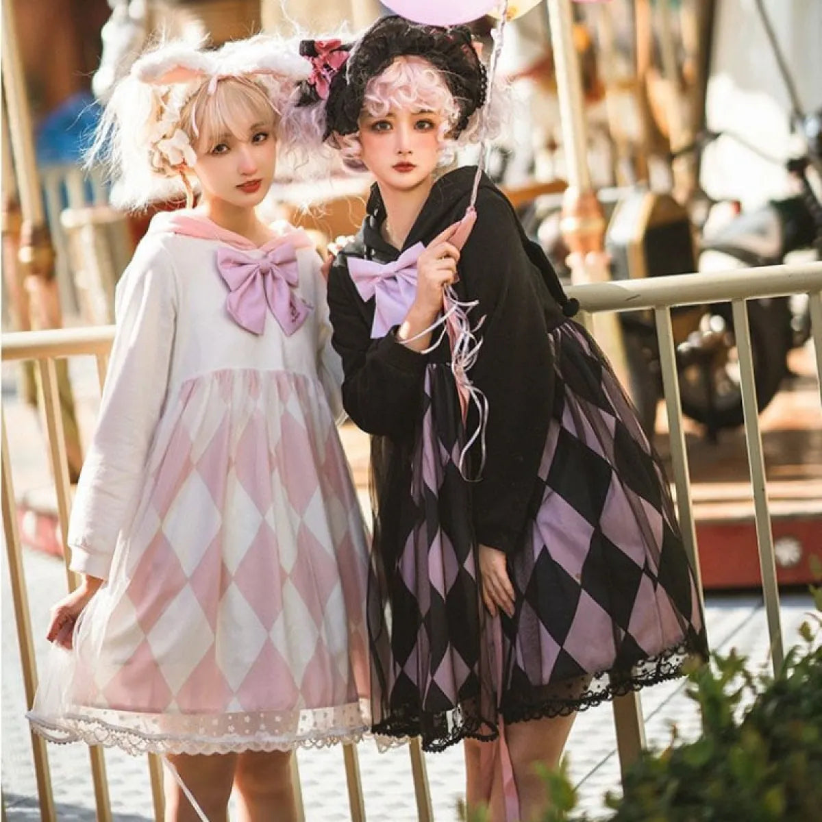 Kawaii Sweet Bow Lace Princess Dresses