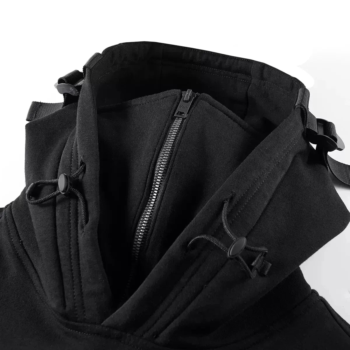 Techwear High Neck Hoodie