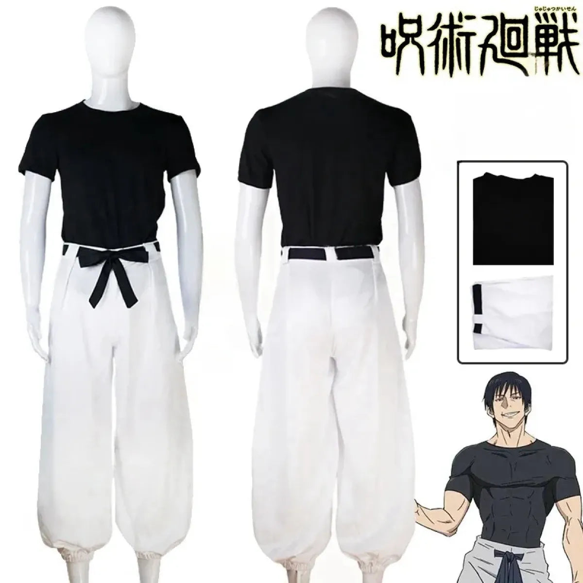 Jujutsu Kaisen Toji Fushiguro Cosplay - Sorcerer Killer Uniform & Wig