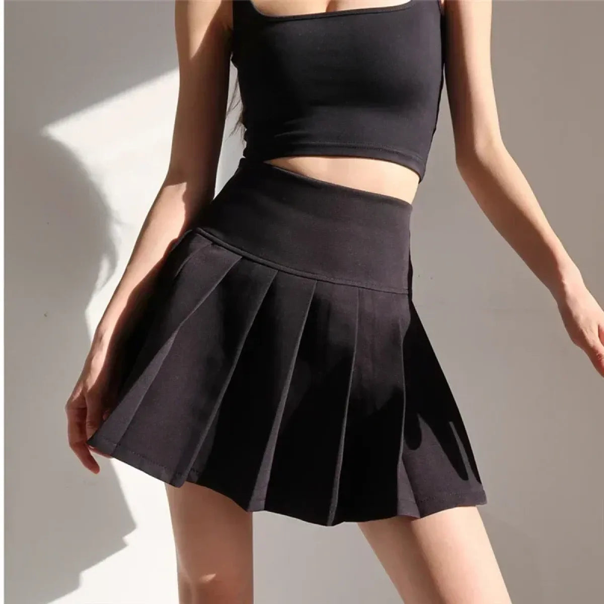 Y2K High Waist Pleated Skirt – Summer Mini Skirt for Women
