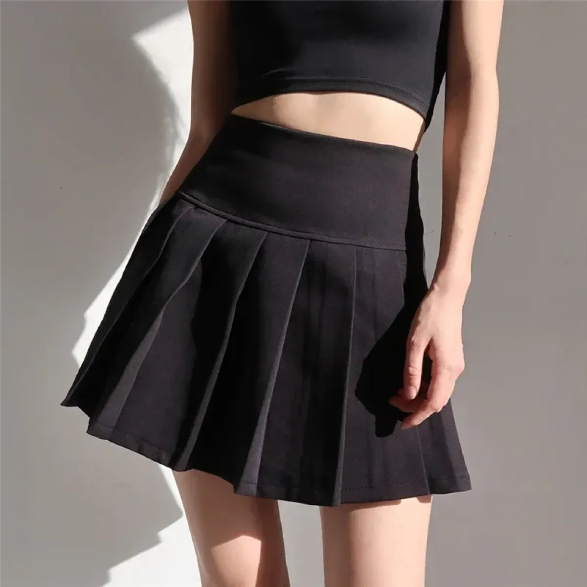 Y2K High Waist Pleated Skirt – Summer Mini Skirt for Women