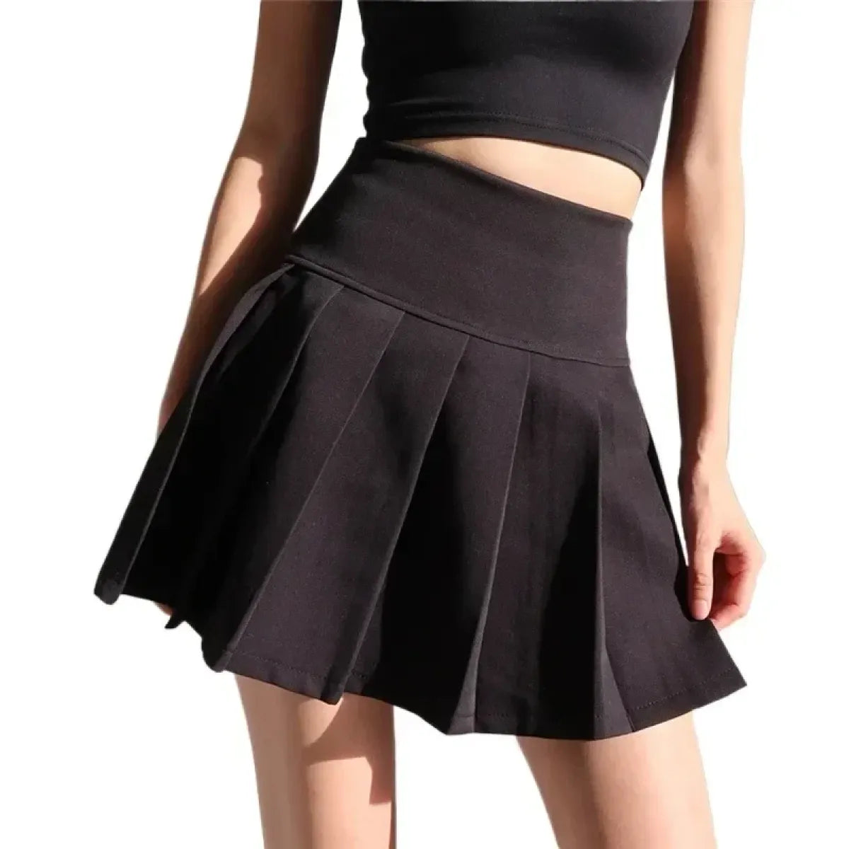 Y2K High Waist Pleated Skirt – Summer Mini Skirt for Women