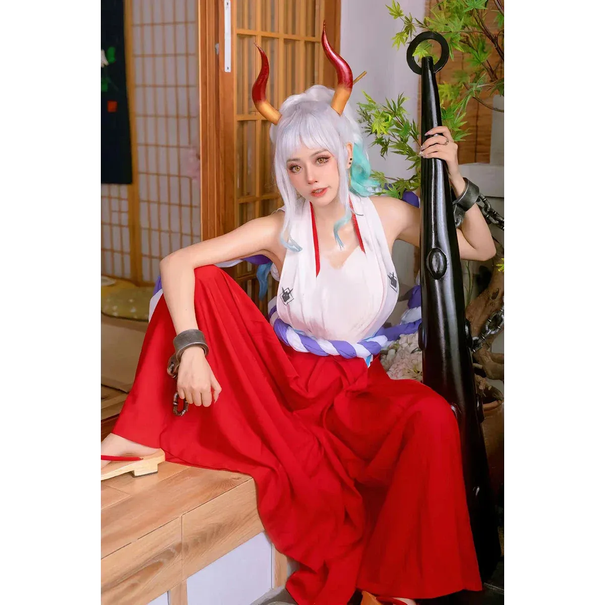 One Piece Yamato Cosplay - Kimono Uniform & Wig