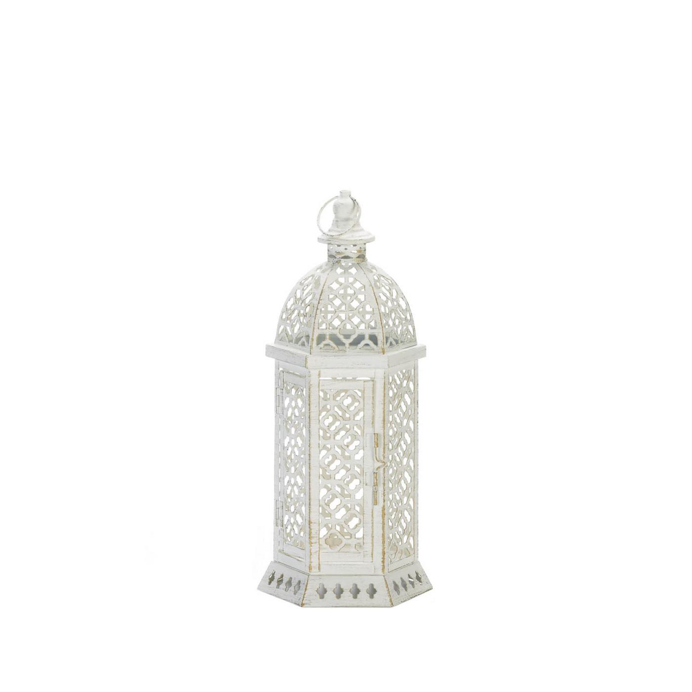 CUTWORK HEXAGON LANTERN