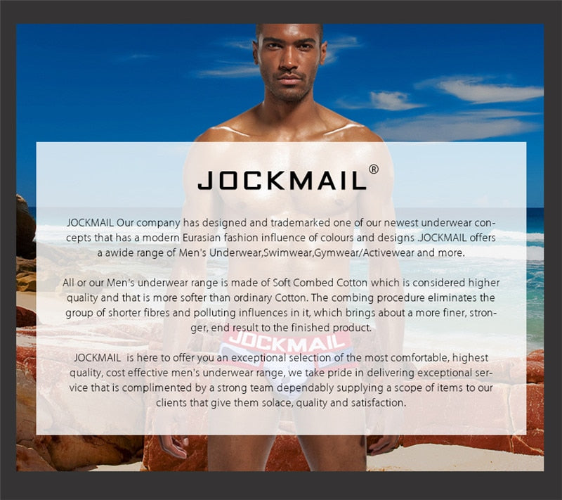 JOCKMAIL Underwear Men Jockstrap Black