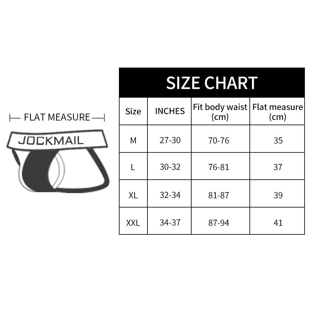 Men's JOCKMAIL JM233 - Camouflage Jockstrap Orange