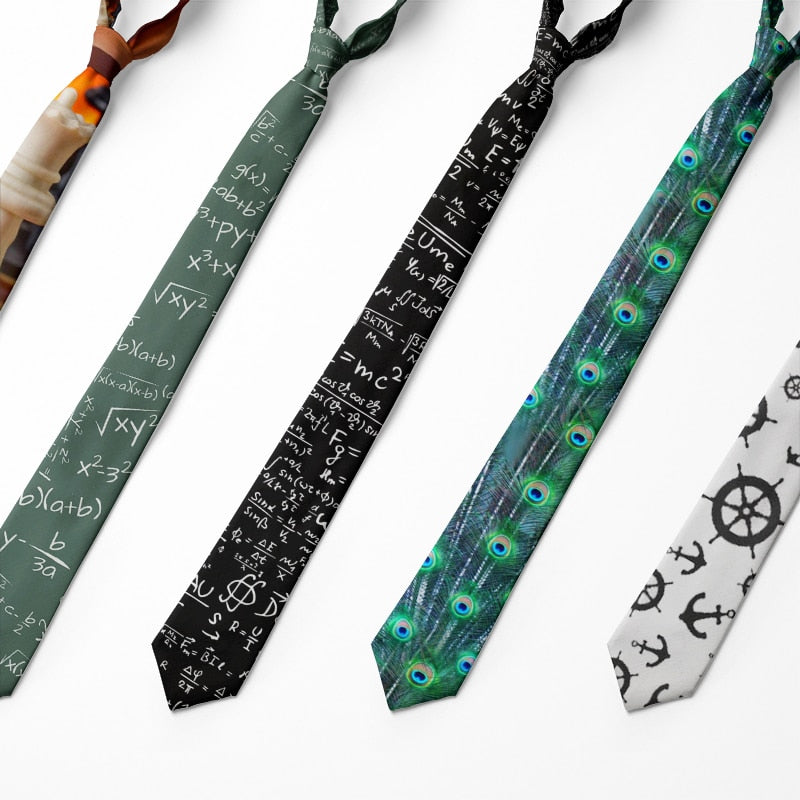 Men's Fashion Ties Creative Novelty Necktie