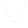 Solid 10K Yellow Gold 0.5mm Slim and Dainty Unisex 18" Rope Chain Necklace