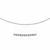 3.5mm 14k White Gold Pendant Chain with Textured Links