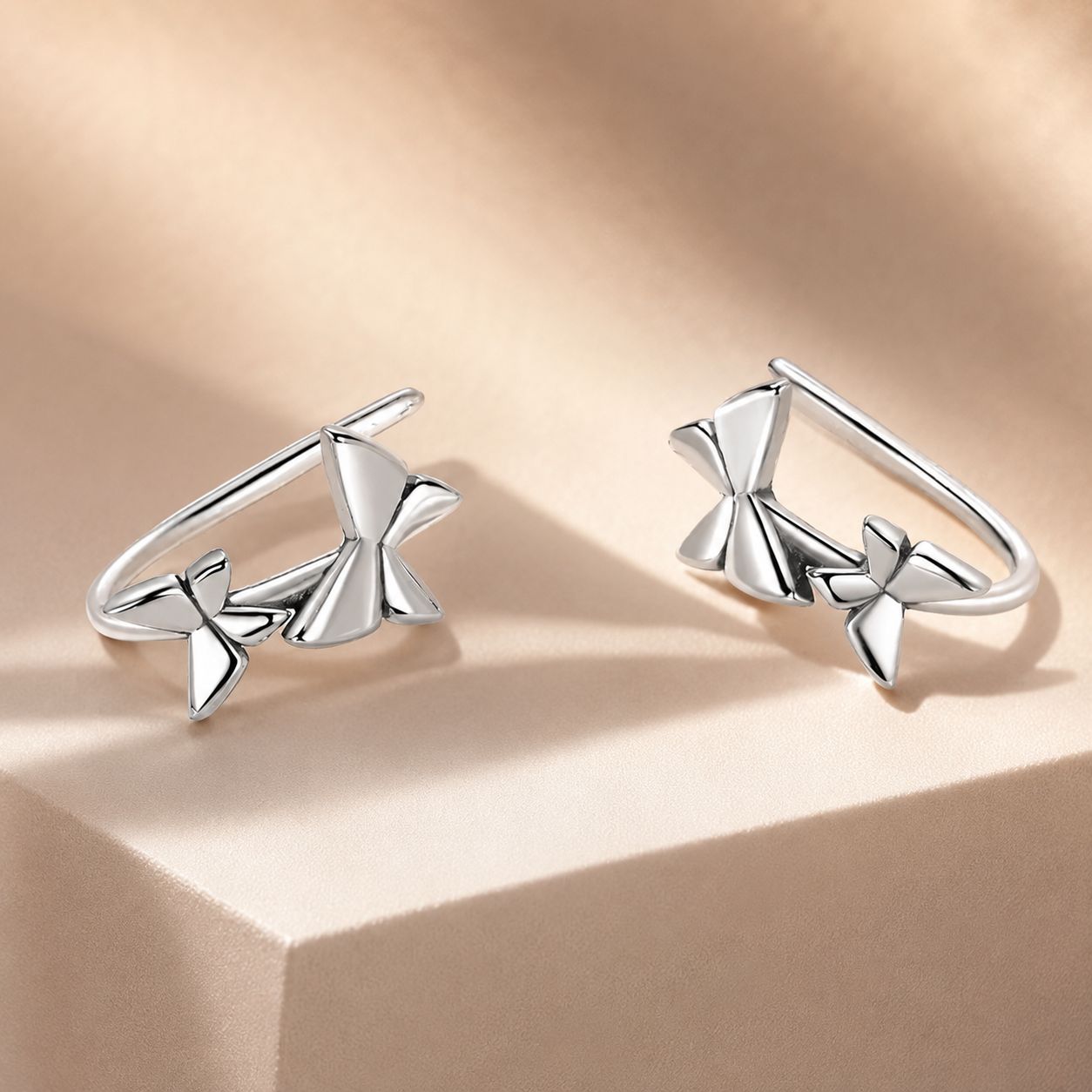 925 Sterling Silver Oxidized Earrings for Women