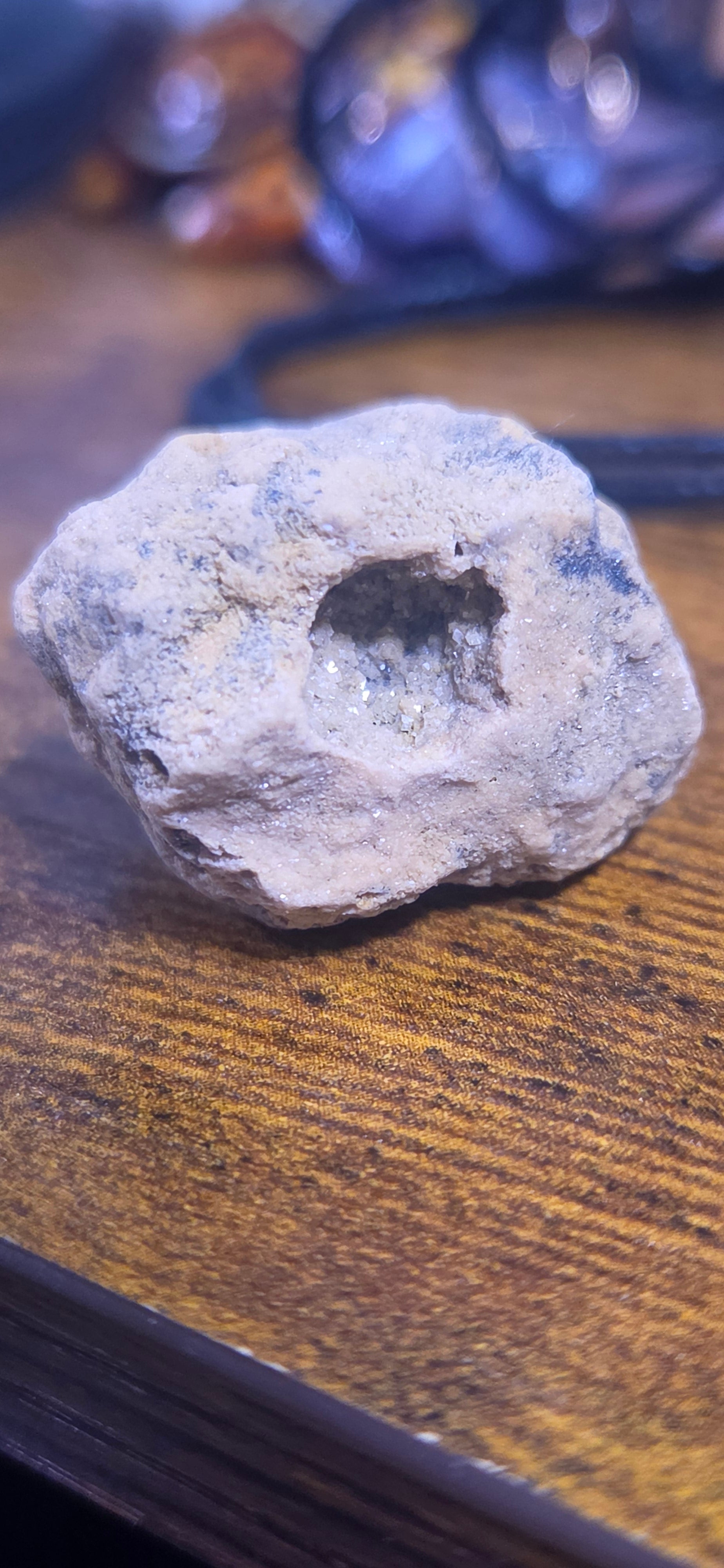 Sandstone Quartz Geode