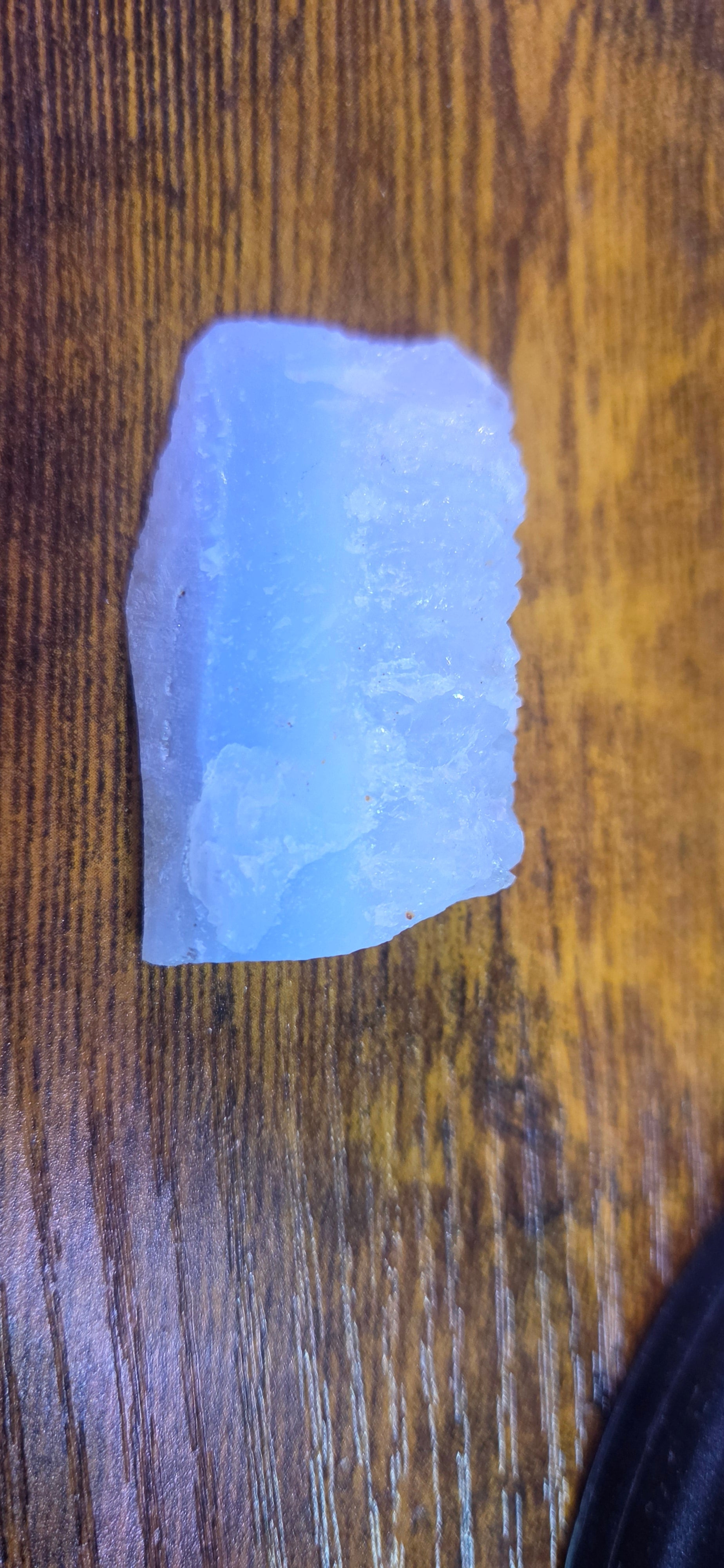 Blue Lace Agate Raw Stone