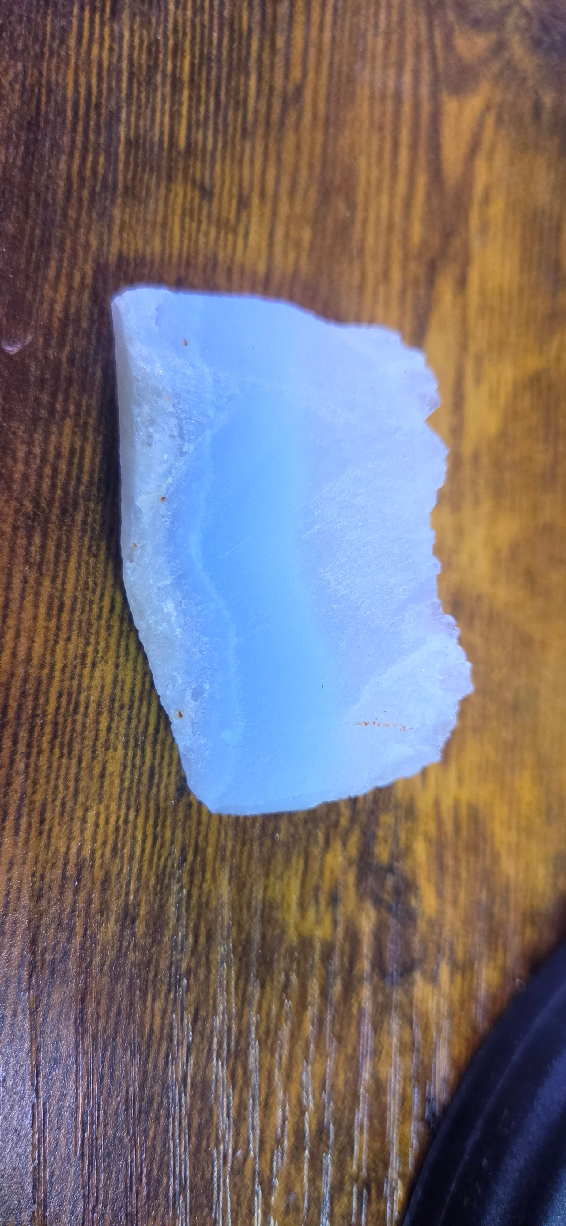Blue Lace Agate Raw Stone