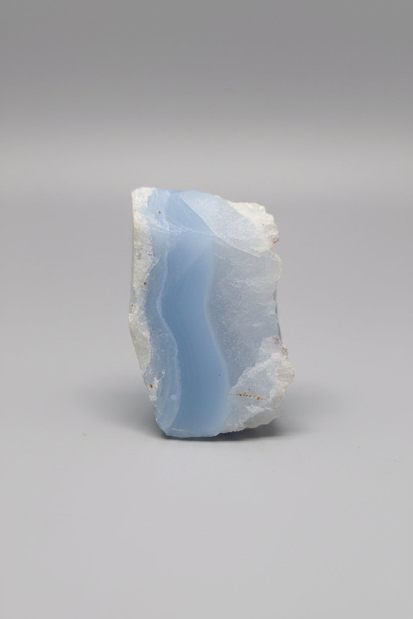 Blue Lace Agate Raw Stone