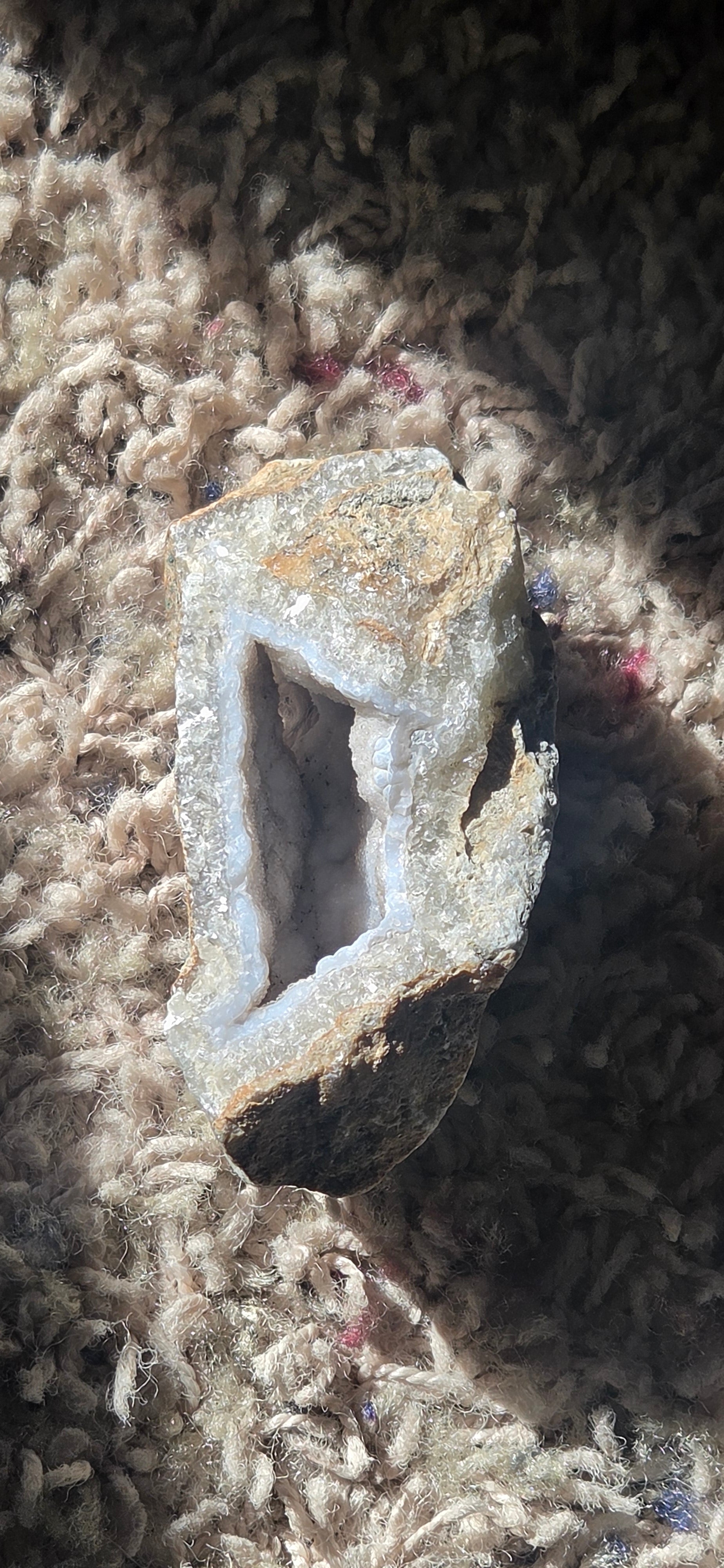Rough Blue Lace Agate 3 Inches