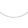 14k White Gold Chain in a Classic Omega (3 mm)