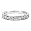 14K Yellow Gold 1/2 Cttw Round Diamond Milgrain Wedding Band