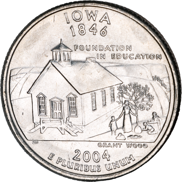 2004-P Iowa Statehood Quarter