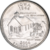 2004-P Iowa Statehood Quarter