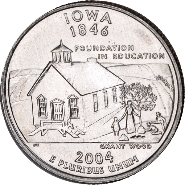 2004-D Iowa Statehood Quarter