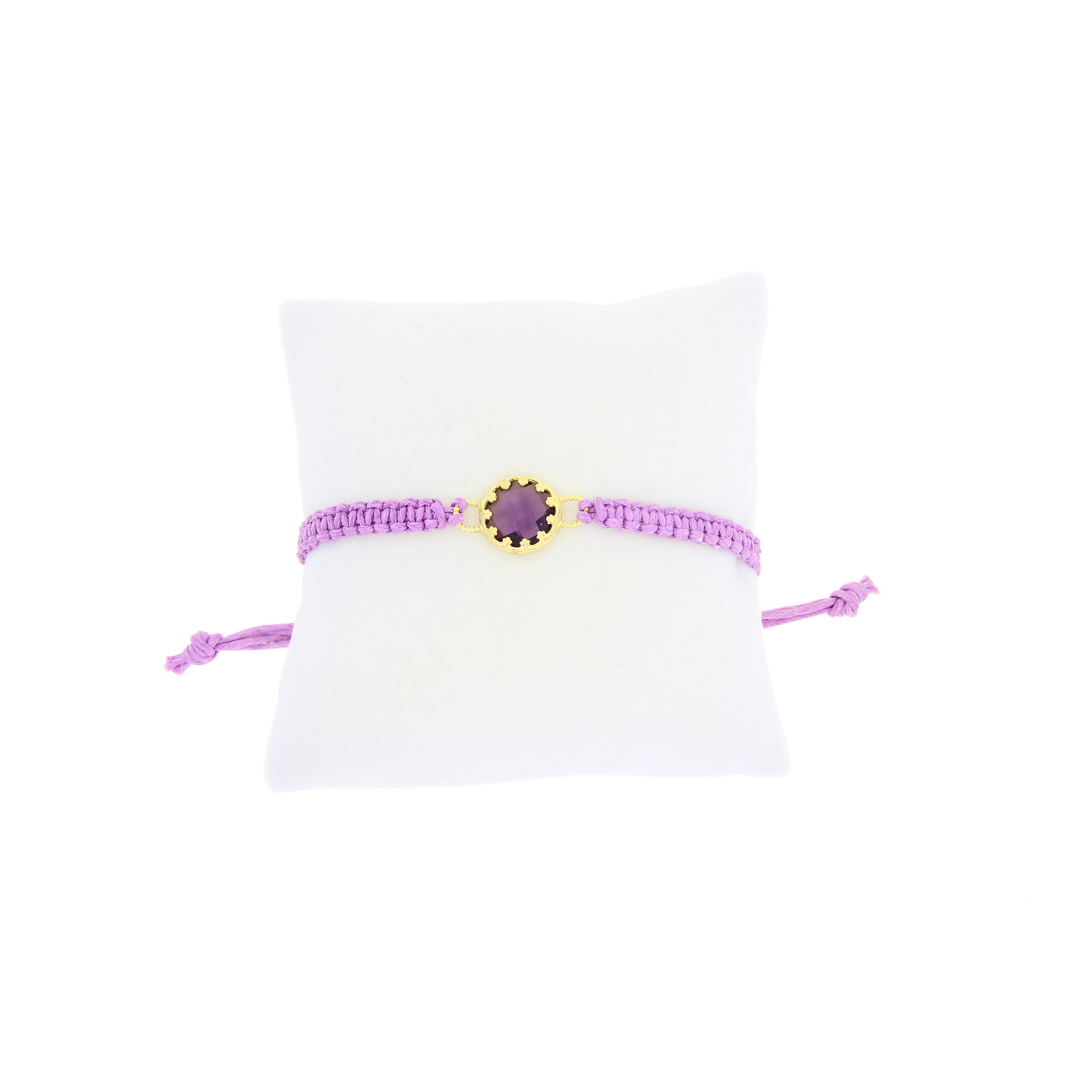 Glass Bracelet Sterling Silver