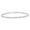 IGI Certified 5.0 Cttw Cut Diamond 14K White Gold Classic 7â€ Tennis Bracelet (H-I Color, I1-I2 Clarity)