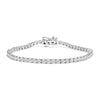 14K White Gold 6.00 Cttw Lab Grown Diamond Classic Tennis Bracelet  - 7.25"