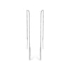 10K White Gold 1/10 Cttw Diamond Threader Earrings