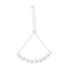 Sterling Silver Diamond Woven Heart Bolo Bracelet (0.1 cttw, H-I Color, I2-I3 Clarity)