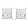 Sterling Silver 3/4 cttw Composite Diamond Stud Earrings (I-J, I2-I3)
