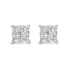 10K White Gold Diamond Stud Earrings (3/4 cttw, H-I Color, SI2-I1 Clarity)