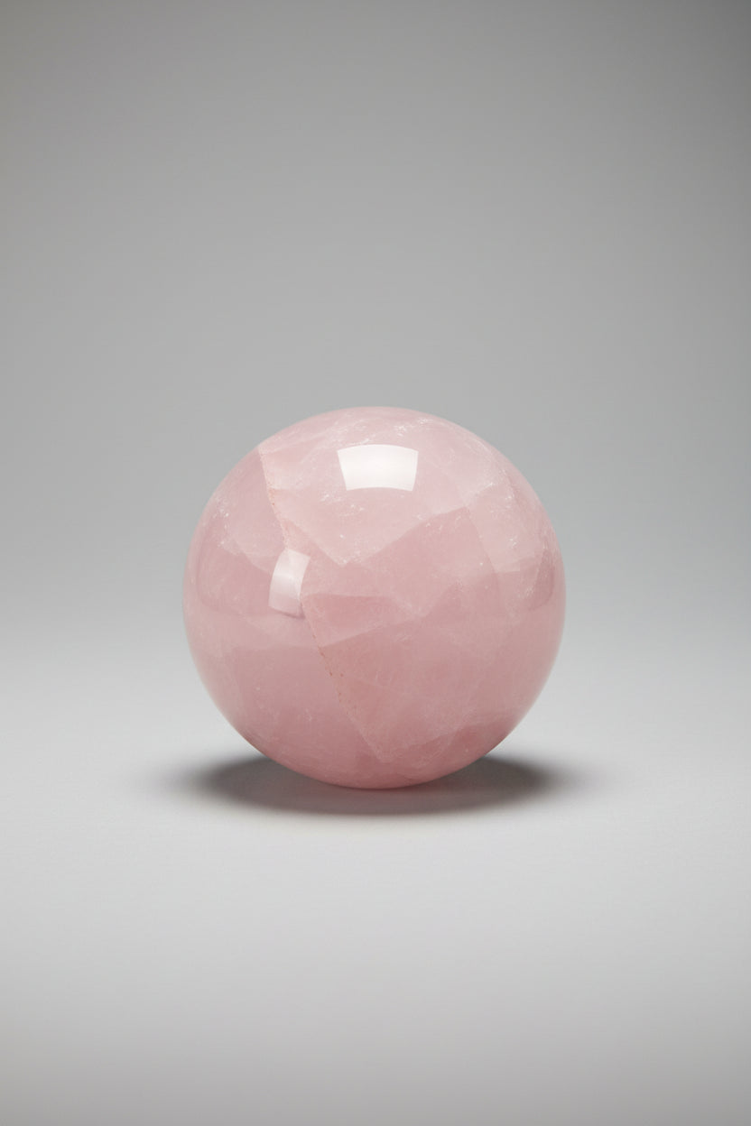 Rose Quartz Crystal Sphere