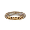1.00ct Diamond Wedding Band Ring 14KT Rose Gold