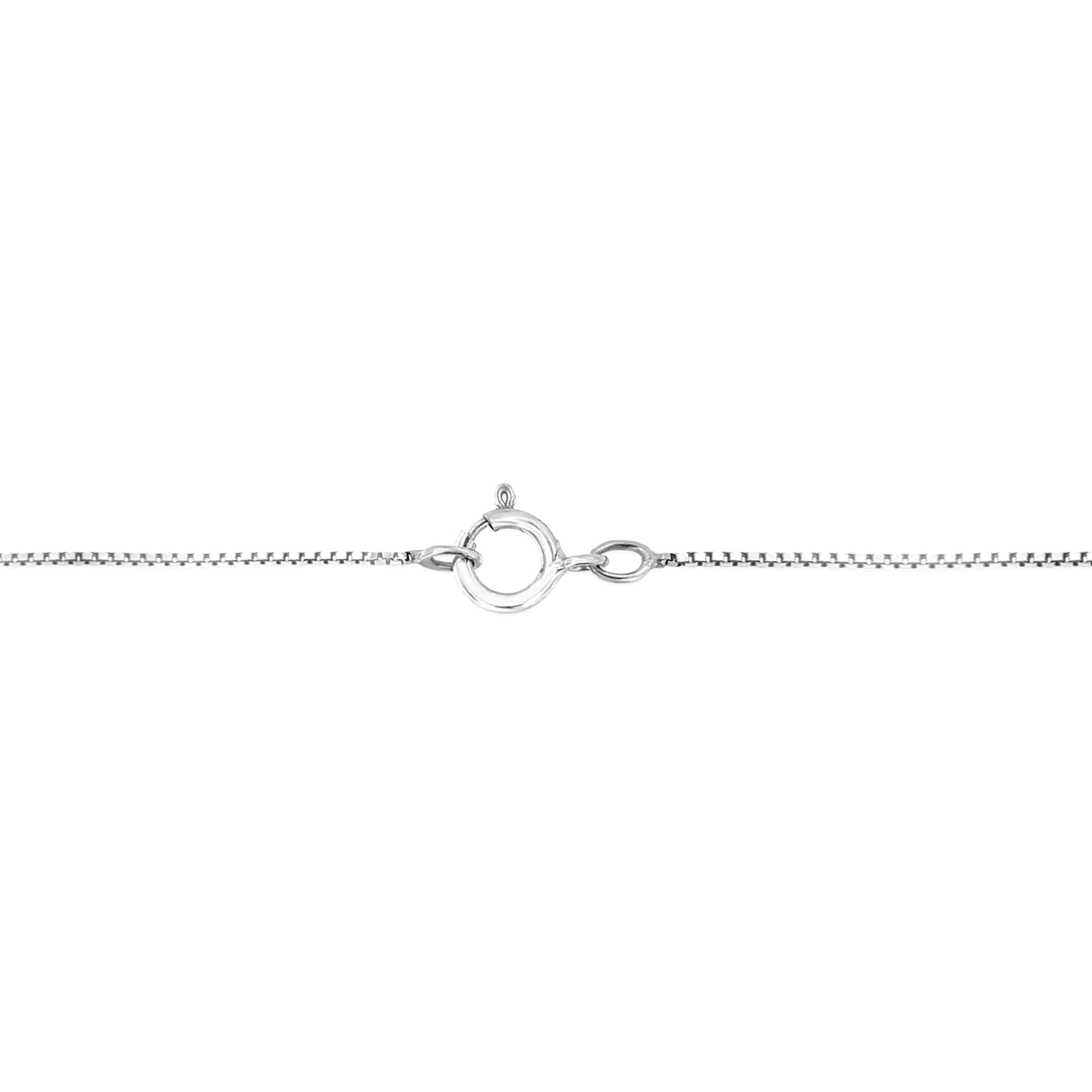 14K White Gold 1/4 Cttw Round Brilliant Cut Lab Grown Blue Diamond 4-Prong Solitaire Pendant Necklace (Blue Color, VVS2-VS1 Clarity) - 18"